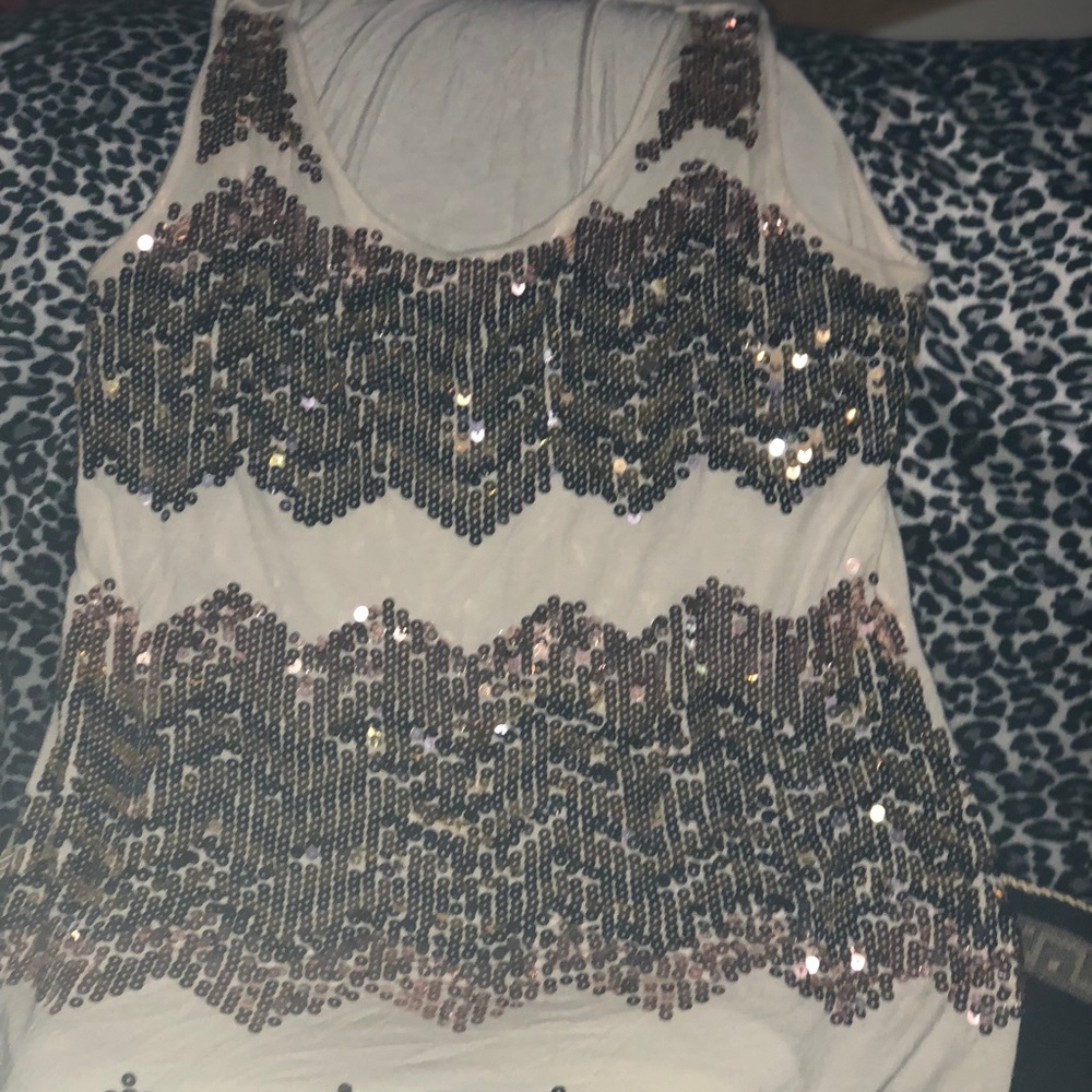 Size large sequenced blouse.